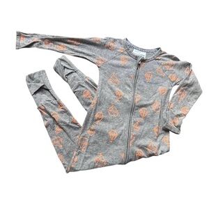 Bonds Gray Pajama Set with Orange Patterns from 2019